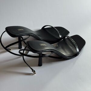 Zara heeled sandals. Size 10.